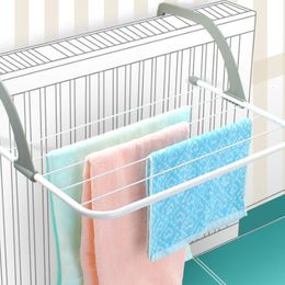Hangers Racks Folding Drying Rack Shoes Towel Pole Holder Outdoor Bathroom Portable Clothes Hanger Balcony Laundry Dryer Airer 230621