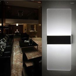 Wall Lamps LED Light-up Down Cube Indoor Outdoor Sconce Lighting Lamp Fixture Decor HEE889