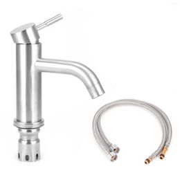 Bathroom Sink Faucets And Cold Faucet Sturdy Safe Single Handle Water Tap Durable For Home Kitchen
