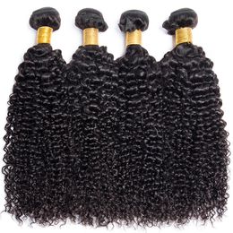 Hair Bulks 10A Raw Brazilian Bundles Kinky Curly Human Weave Wholesale s For Women 230621