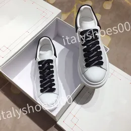 2023 new top Luxury Designer Men Trainer Causal Shoes Fashion brand Woman Leather Lace Up Platform Sole Sneakers White Black mens womens Sizes 35-45