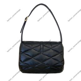 7A bags designer women bag underarm handbag Sheepskin Pillow bags 698567 fsshion Classic square Lattice women genuine Leather high quality LE 57 Luxury custom made W