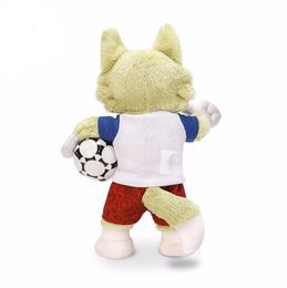 Plush Dolls football Mascot doll stuffed toy souvenir gift Wolf 230621