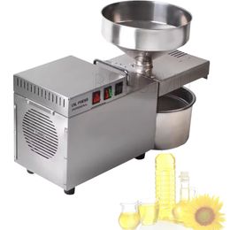 Automatic Commercial Oil Press 1000W High Power Pressing Peanut Stainless Steel Intelligent Press 110V/220V