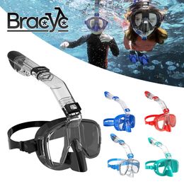 Diving Masks Mask Adjustable Snorkelling Diopters Panoramic AntiLeak AntiFog for Adults Children Swimming Goggles Gear Gift 230621