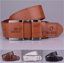 Vintage Mens Designer Genuine Leather Belts Womens Designers Smmoth Buckle Belt For Men Women