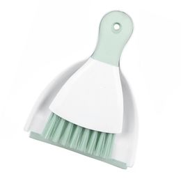 Hand Push Sweepers Mini Cleaning Brush Small Broom Dustpans Set Desktop Sweeper Garbage Shovel Table Household Tools 230621