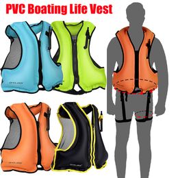 Life Vest Buoy Inflatable PVC Boating Outdoor Swimming Skiing Driving Survival Suit Polyester for Sea Fishing 230621