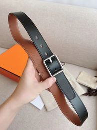 Designer belts men designer Brand luxury double buckle belts women's fashion leather belts for men classic casual double-sided waistbands for woman h0134