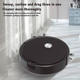 Brooms Dustpans Smart Intelligent Robot Vacuum Cleaner 1200mAh Rechargeable Sweeping Automatic Machine Low Noise Labor Saving 230621