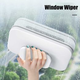 Magnetic Window Cleaners 326mm Double Side Wiper Glass Cleaner Brush For Washing Windows Outsides Household Tools 230621