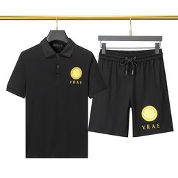 Modische Herren-Shorts im Sommerstil mit Strand-Shorts, Herren-Shorts, Rollkragenpullover, POLO-Herren-Trainingsanzüge