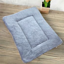 Pet mat dog pad winter cat thick blanket autumn and kennel litter large small bed quilt warm sleeping