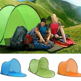 Tents and Shelters Portable Beach Tent Popup Summer Sea Sun Garden Outdoor Camping BBQ Waterresistant Beachcanopy 230621