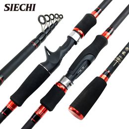 Spinning Rods 18m 21m 24m 27m 30m Carbon Telescopic Fishing Rod M Power Ultralight Travel Casting 230621