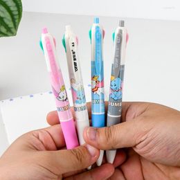 Ballpoint Pens Pcs/lot Creative Elephant 4 Colours Pen Cute Press 0.5MM Ball Office School Writing Supplies