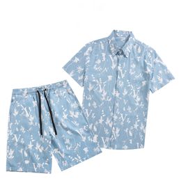 Designer Shirt Mens Button Up Shirts print shirt Hawaii Floral Casual Shirts Men Short Sleeve Dress Hawaiian t-shirts