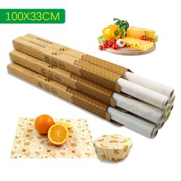 Other Kitchen Dining Bar Reusable beeswax fresh-keeping packaging sealed food packaging film vacuum food storage beeswax fresh cloth kitchen tools 230621