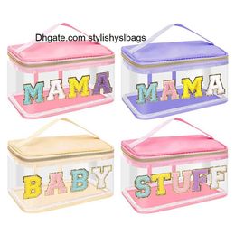 Cosmetic Bags Cases Letter Patches Cosmetic Bag Women Fashion Travel Make up Cosmetic Bags Makeup Pouch Baby Snakes Stuff Makeup Nylon Toiletry Bag