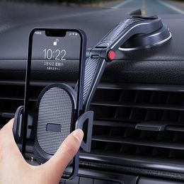 DL Universal Sucker Car Phone Holder 360° Windshield Car Dashboard Mobile Cell Stand Support Bracket for 4.5-6.7 Inch Smartphone