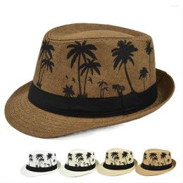 Beanies Beanie/Skull Caps Men's Fashion Casual Outdoor Beach Sun Protection Coconut Tree Jazz Cap