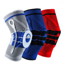 Knee Pads 1 PC Elastic Support Silicon Bracket Kneecap Adjustable Patella Basketball Safety Shoulder Strap Protective