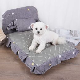 Small Dog Bed Puppy Beds Cats Big Cushion Accessory Bedding for Dogs Breeds Basket Accessories Sofa Large Kennel Baskets Pet Mat