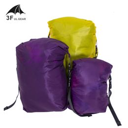 Sleeping Bags 3F ul Gear Outdoor Sleeping Bag Pack Compression Stuff Sack High Quality Storage Carry Bag For Camping Hiking Mountain 230621