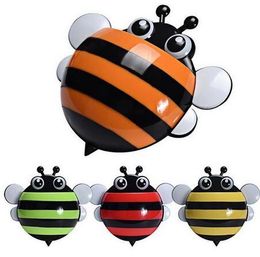 4 Colors Cute Suction Hook Tooth Brush Rack New Ladybug Cartoon Sucker Toothbrush Holder,Accessories Bathroom Suction Cup Tool