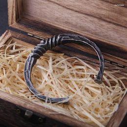 Link Bracelets Chain Arrival Iron Color Vikings Bangle With Wooden Box As GiftLink Raym22