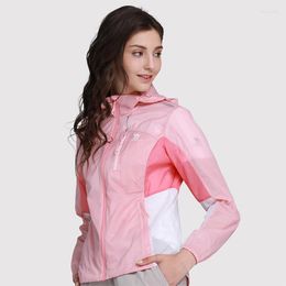 Hunting Jackets Women Outdoor Skin Coat Ultra-thin Breathable Quick Dry Clothing Waterproof Anti-UV Sports Hiking Jacket