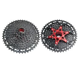 Bike Freewheels Chainwheels MTB Cassette 8 9 10 11 12 Speed Bicycle Sprockets 11 40T 42T T 50T 52T Mountain Wide Ratio Freewheel K7 For Shimano 230621