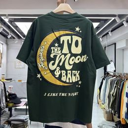 2023ss Spring Summer Lettered Print Cotton Men And Women Baggy Short-Sleeved T-Shirt