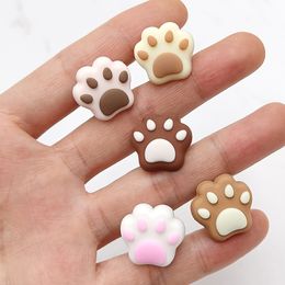 50Pcs Colourful Cat Claw PVC Shoe Charm Accessories Diy Shoe Buckle Decor Fit Pins Croces Charms JIBZ Kid Party Gift