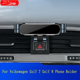 Adjustment Car Phone Holder For Vw Volkswagen Golf 7 Mk7 2013-2019 Golf 8 Mk8 2020-2022 Air Vent GPS Gravity Stand Special Mount