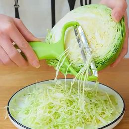 1pc Vegetables Fruit Peeler, Stainless Steel Knife, Cabbage Graters, Salad Potato Slicer, Kitchen Accessories, Cooking Tools, Wide Mouth