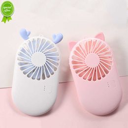 New Cartoon Pocket handheld Small Fans Usb Mini- Student Dormitory Desktop Bracket Fans Portablet Table fan air conditioner