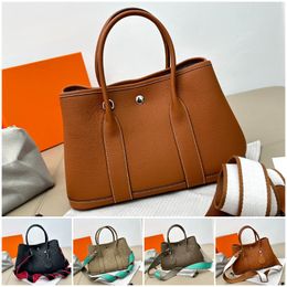 Fashion classic tote bag Womens luxury handbags large capacity orange shoulder bag wide shoulder strap crossbody