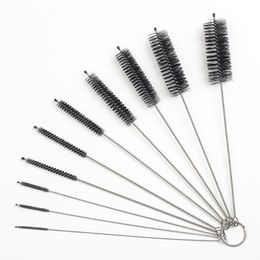 Smoking Pipes 10 in 1 pipe brush, needle and strip, multi-functional cigarette holder and flue brush, set of 10 pieces, 21cm long straw brush