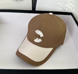 Spring fashion baseball cap exquisite embroidery label ins wind men's and women's cap splicing trend caps Top