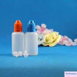 100 Sets 30ml (1 oz) Plastic Dropper Bottles CHILD Proof Caps & Tips LDPE For E Vapour Cig Liquid 30 ml Classic