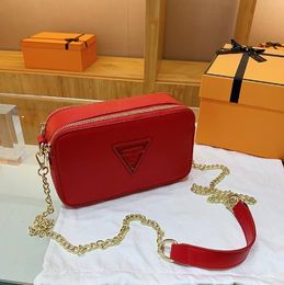 Top Color Chain Small Square Bag Letter Solid Color Fashion Women's Bag Foreign Trade Export Messenger Bags