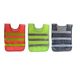 Reflective Safety Supply High Visibility Reflective Vest Safety Clothing Hollow Grid Vests Warning Working