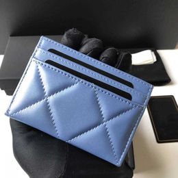 wallet Channell Bag Quality Leather Credit Card Bag Change Bag Sheep Pickup Card Holder