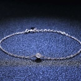 Original brand 925 silver bracelet Mo Sangshi diamond moissanite TFF bubble womens live broadcast Tiktok