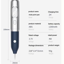 Beauty instrument home convenient laser spot removal machine acne mark repair pen black spot removal machine tattoo removal pen beauty salon imported equipment