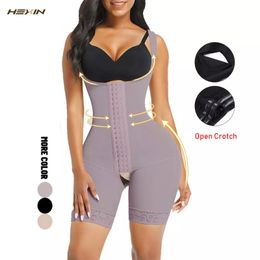 Waist Tummy Shaper Fajas Colombianas Compression Fabric Abdominal Control Adjustable Shoulder Clasps And Buttock Butt Lifter Slimming Body 230621