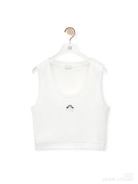 Lowew Bag Vest Embroidery Logo Designer Vest Short Slim Navel Exposed Outfit Elastic Sports Knitted Tanks Close-Fitting T Shirt Sports Yoga Louisvuiotton Vest 449