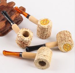 Smoking Pipes Corn cob pipe for guests, corn pipe for natural beginners, disposable small handmade cigarette set