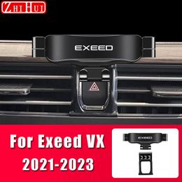 Adjustable Car Phone Mount Holder For Chery Exeed VX LX 2021 2022 2023 Gravity Navigation Bracket Modificated Accessories